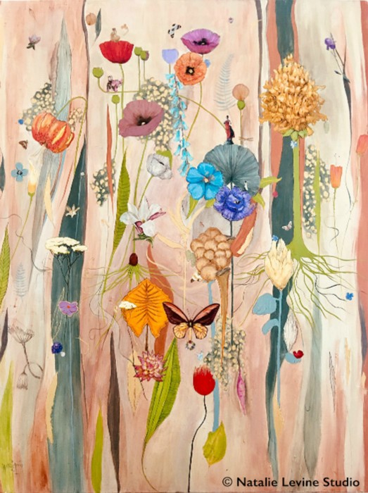 Grand Illusion 2018 60 x 48 Mixed Media