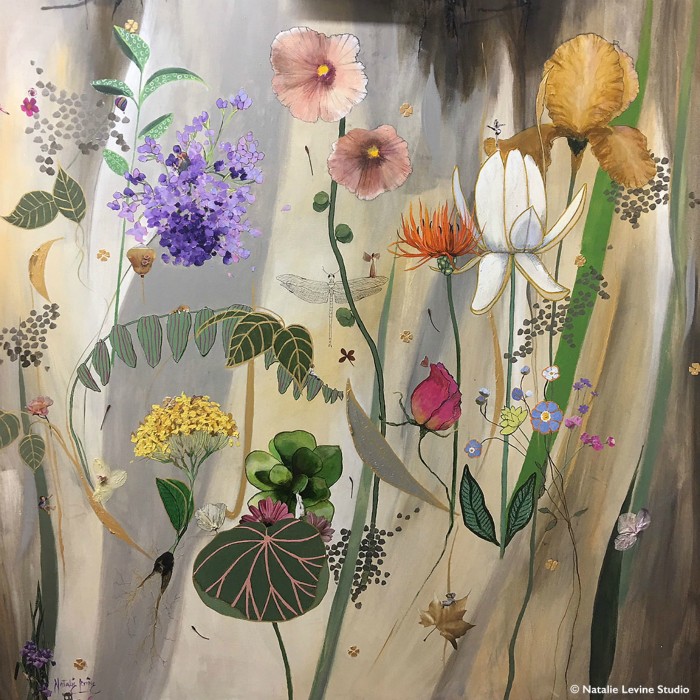 Mix And Mingle 48 x 48 Mixed Media