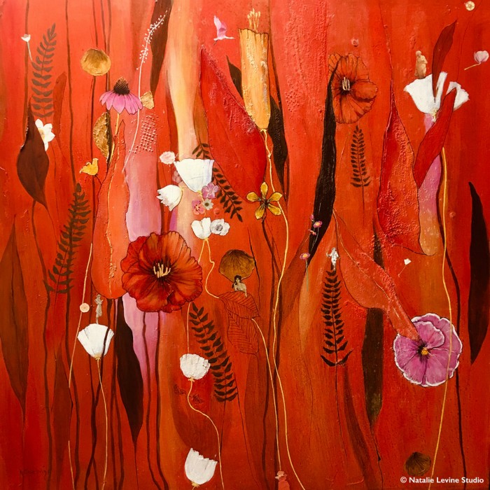 Rough 36 x 36 Mixed Media